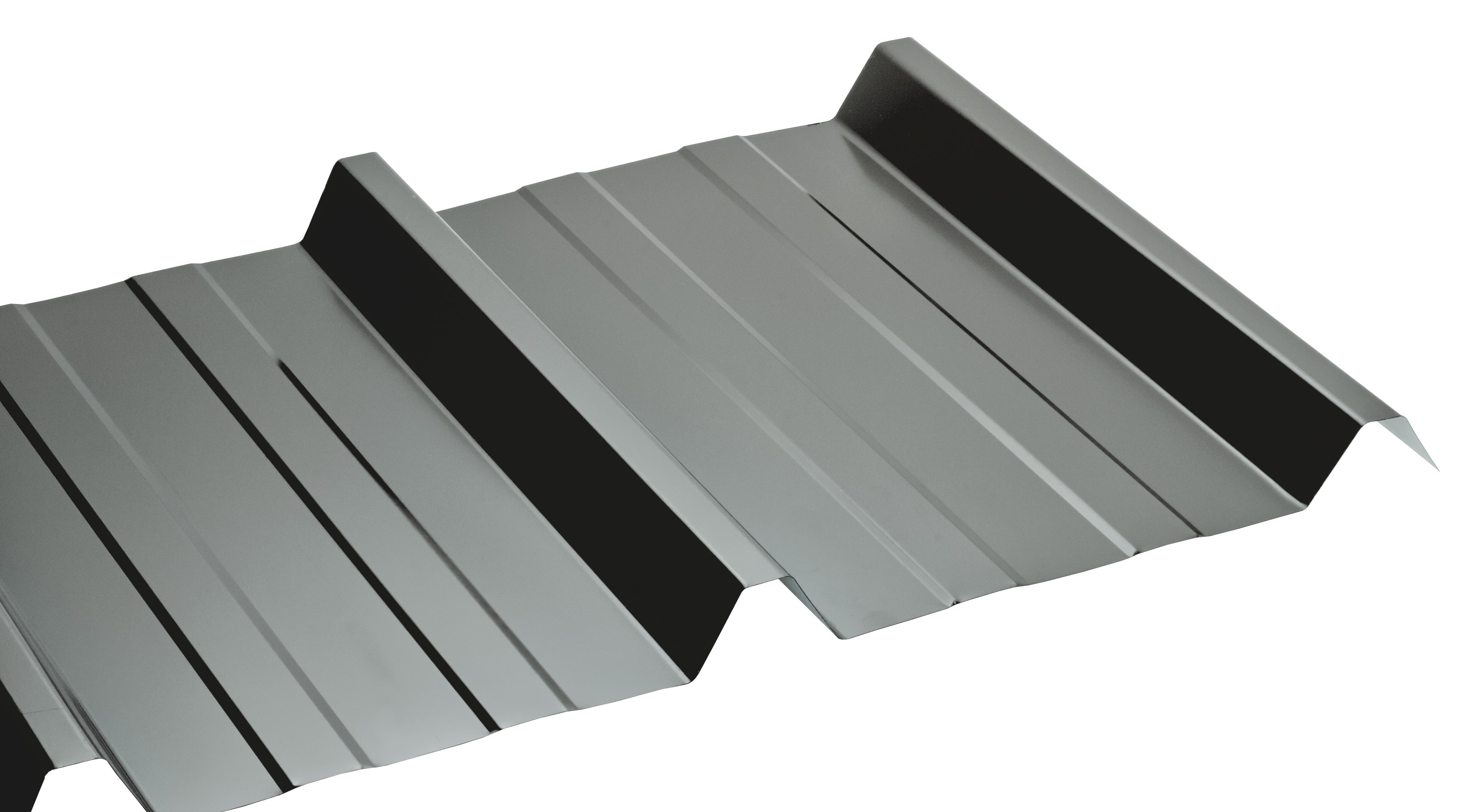 PLAQUE NERVUREE LAQUEE 1045 +/-0.50MM 250X105 GRIS